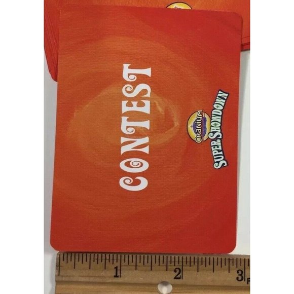 Cranium Super Showdown Game 60 Red Contest Play Cards Replacement Piece 2006 - Picture 3 of 4